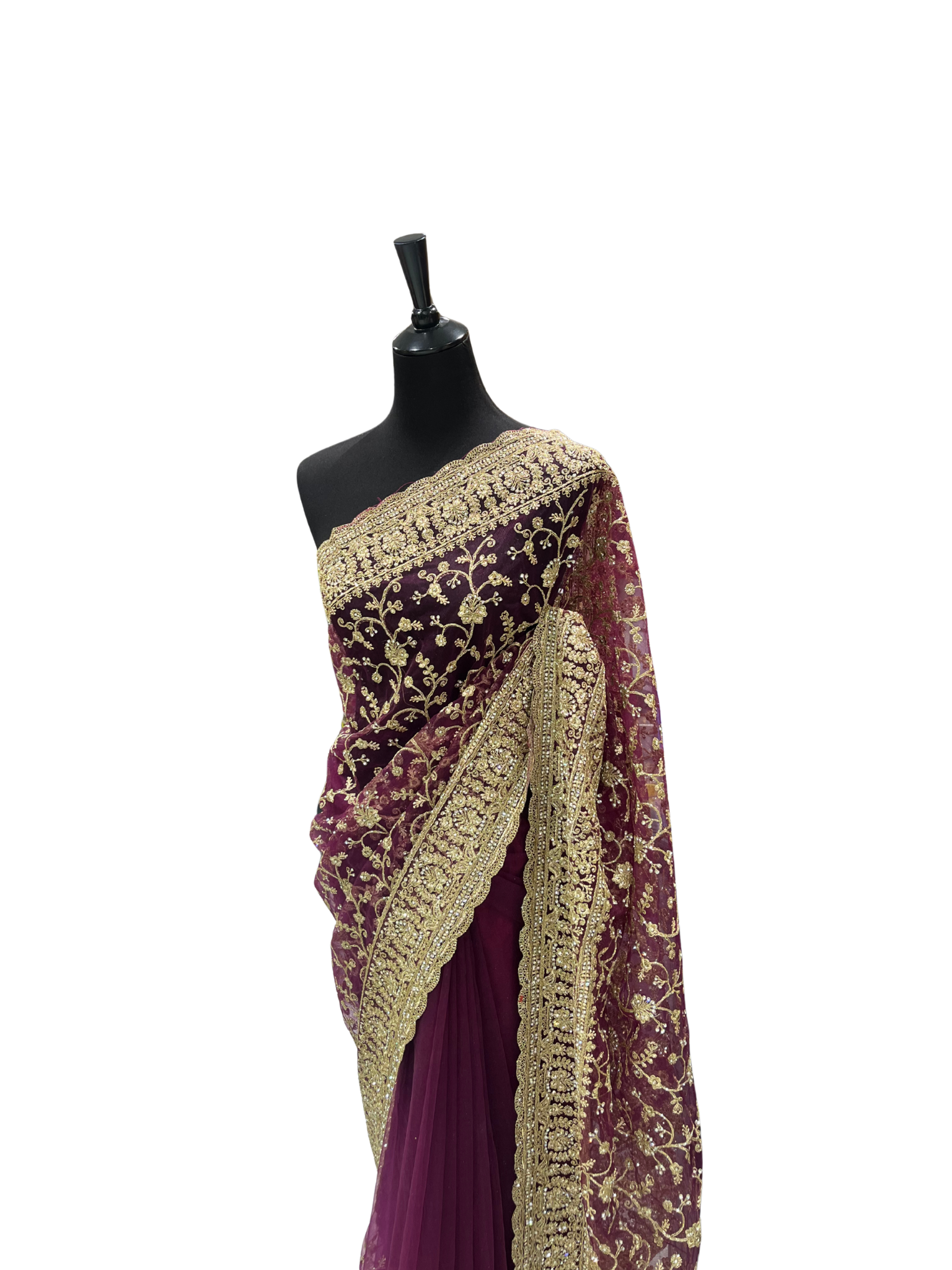 Loja Designer Net Saree - Vanavil