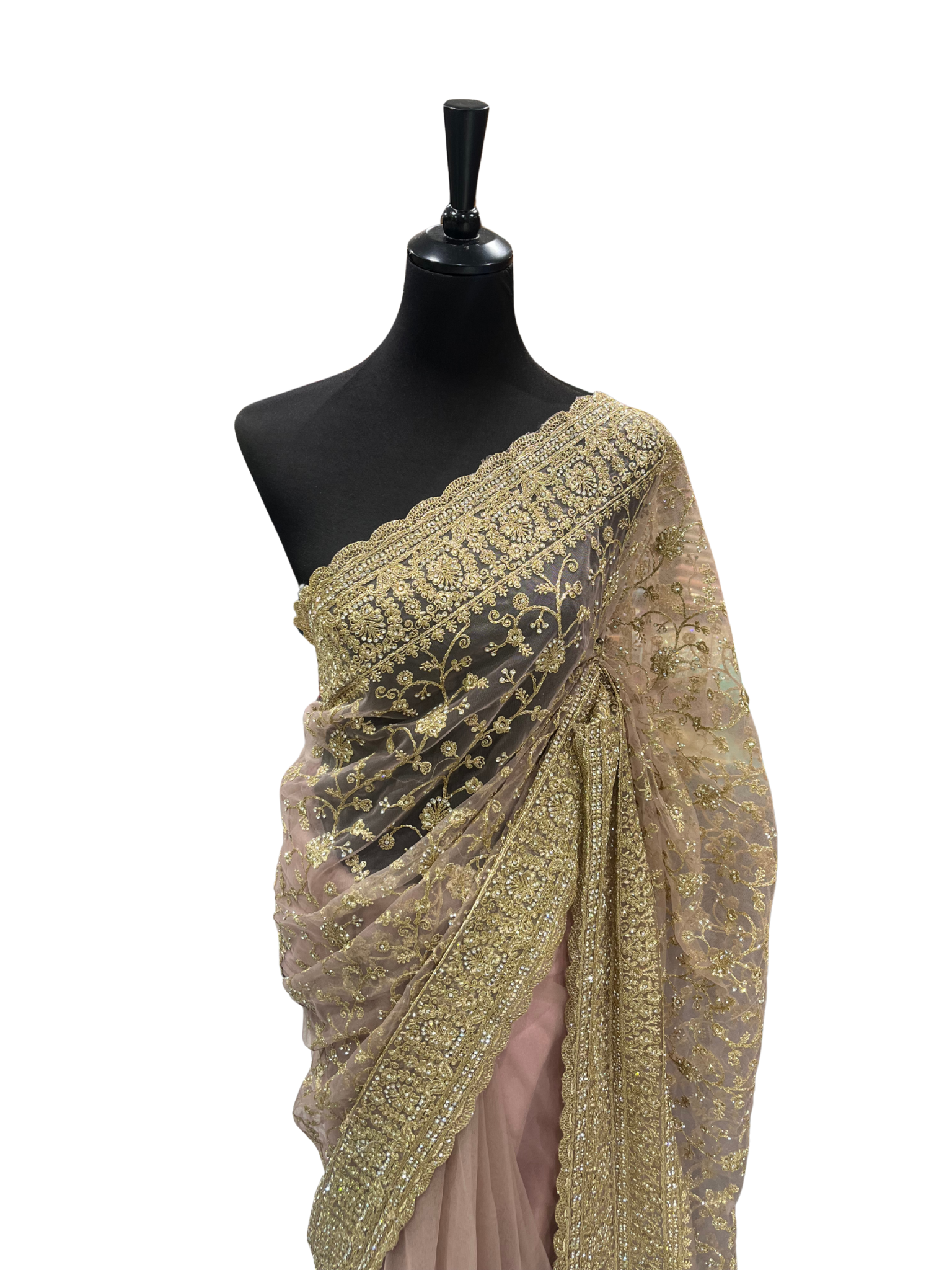Loja Designer Net Saree - Vanavil