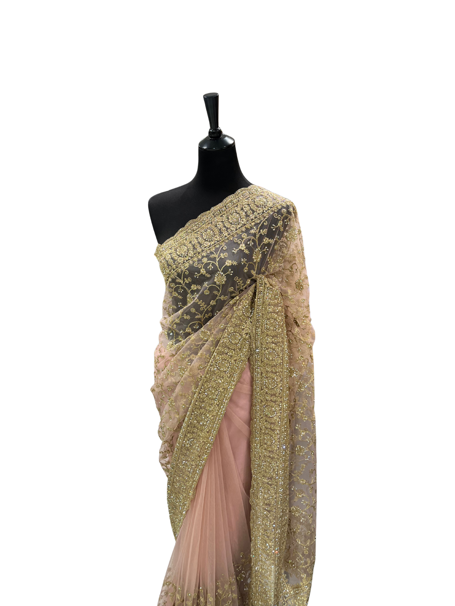 Loja Designer Net Saree - Vanavil