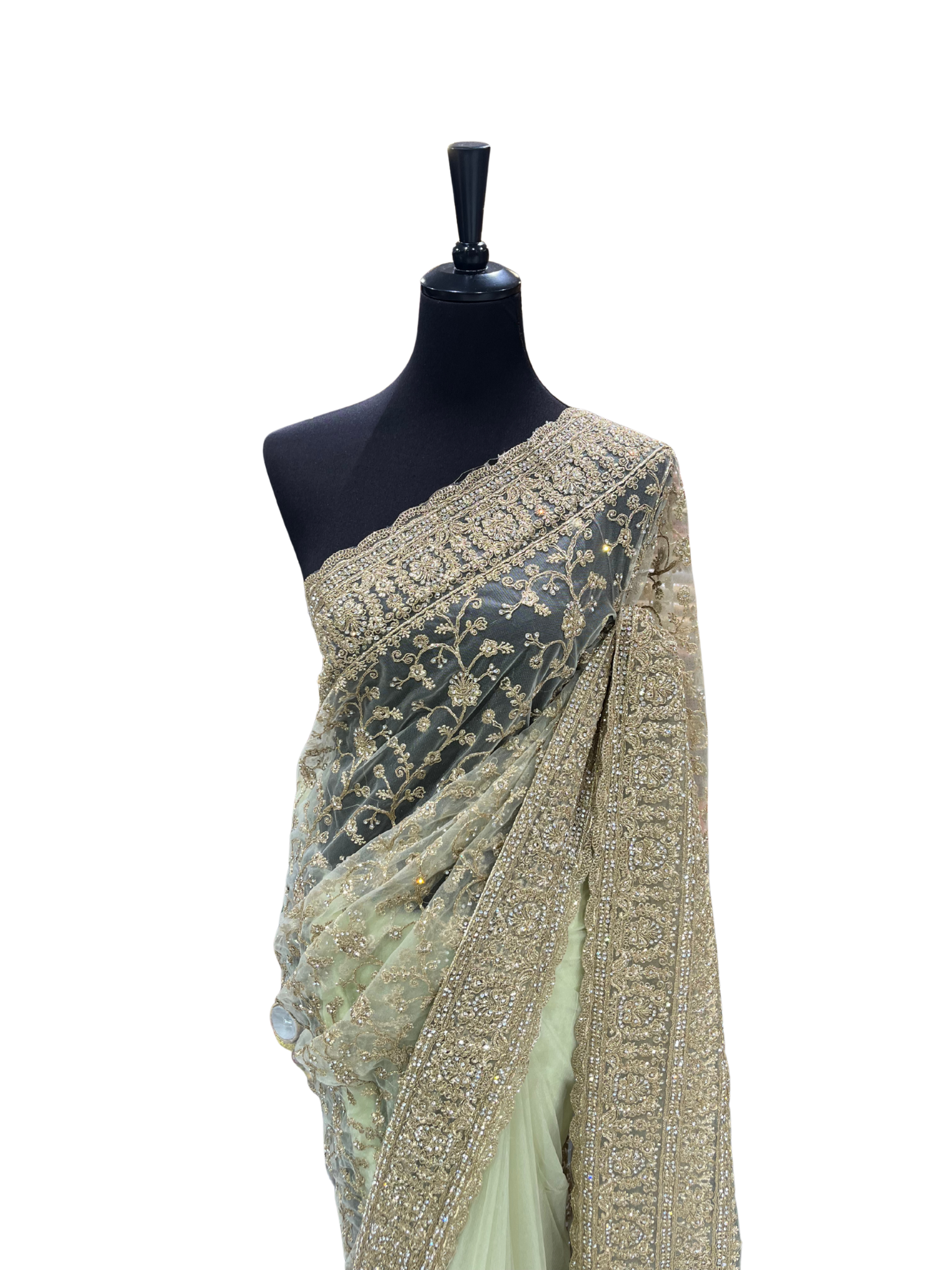 Loja Designer Net Saree - Vanavil