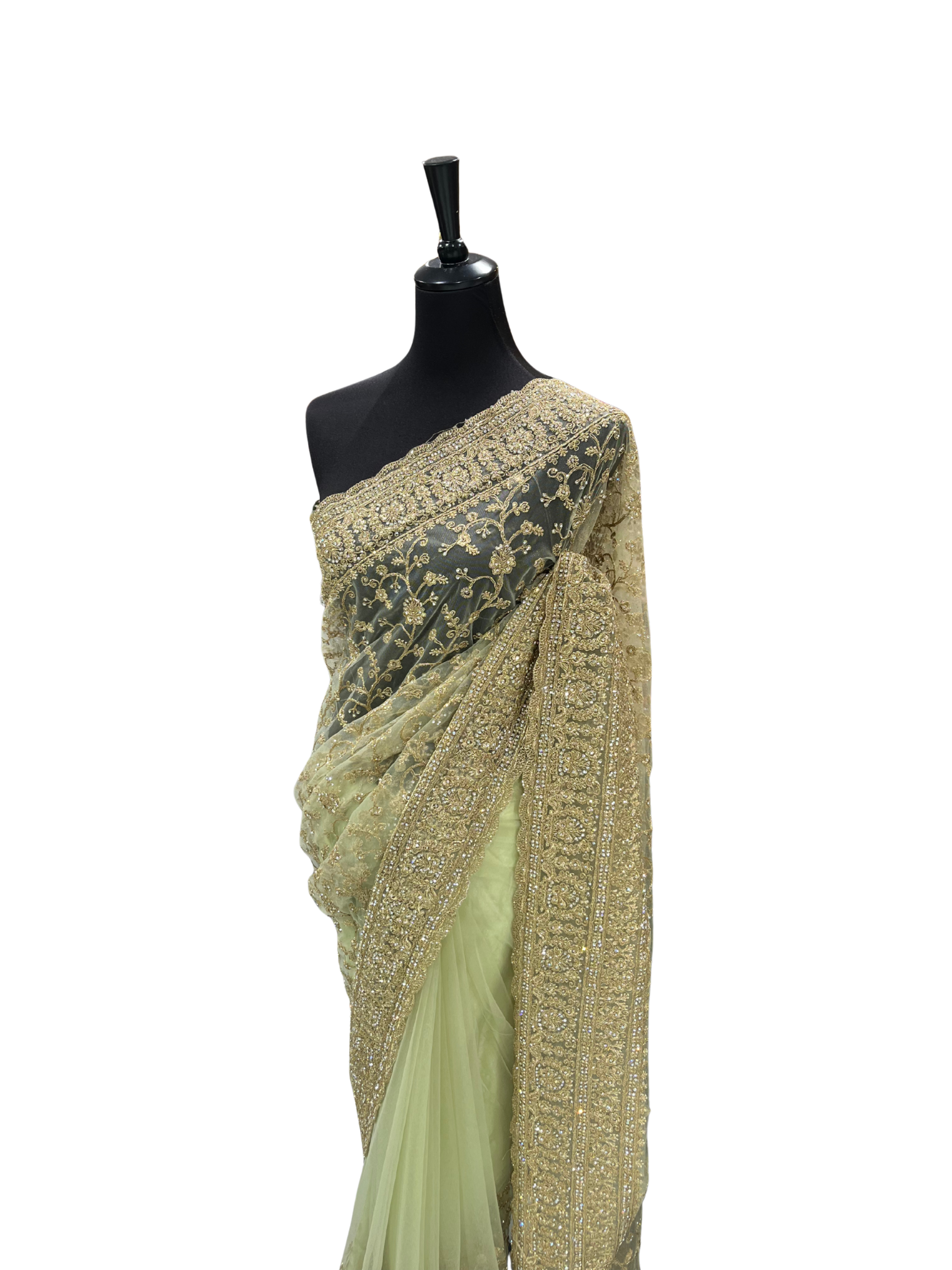 Loja Designer Net Saree - Vanavil