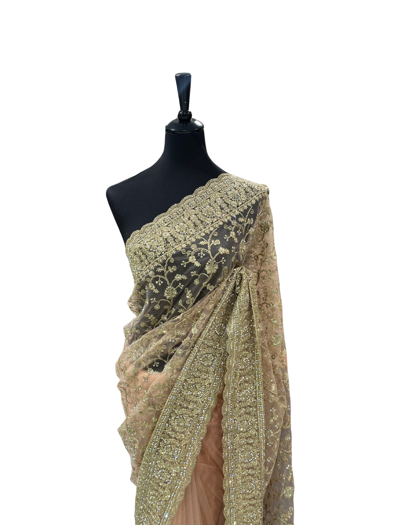 Loja Designer Net Saree - Vanavil