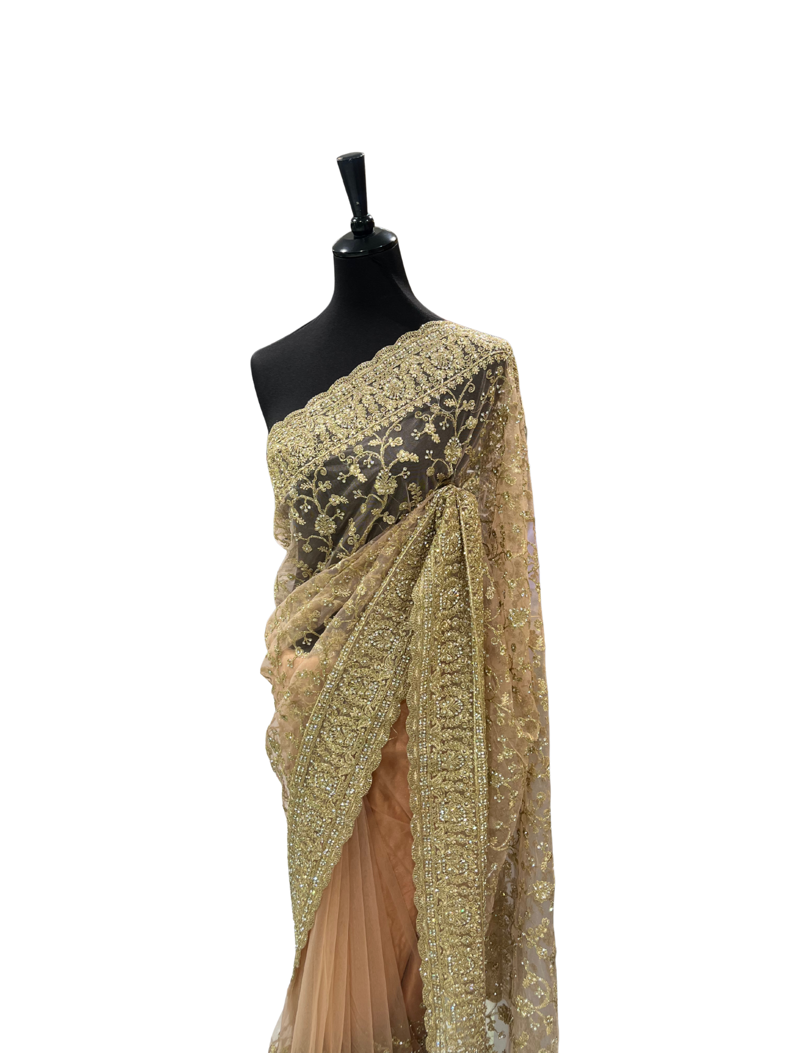Loja Designer Net Saree - Vanavil