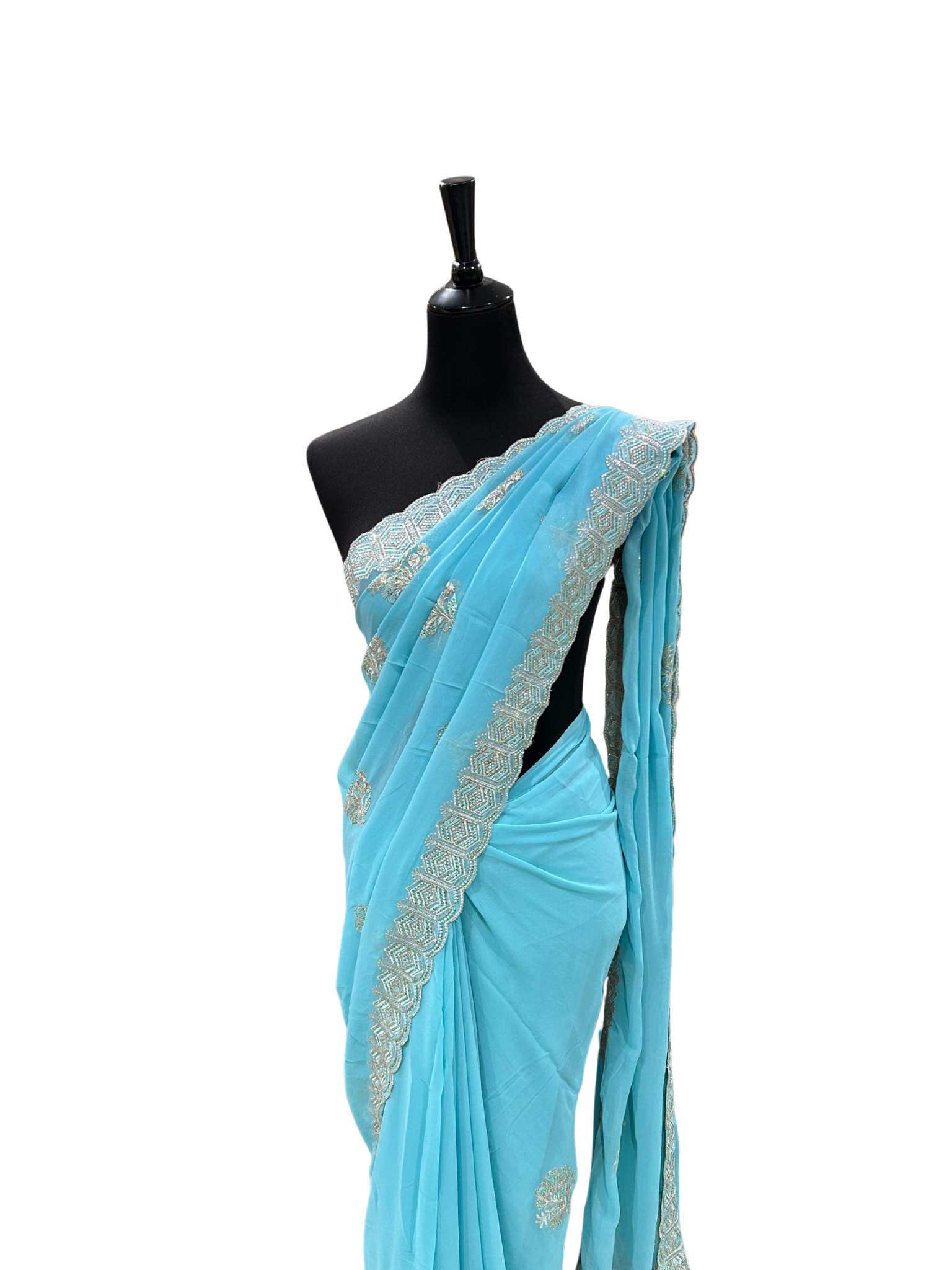 Anaya Gorgette Saree - Vanavil