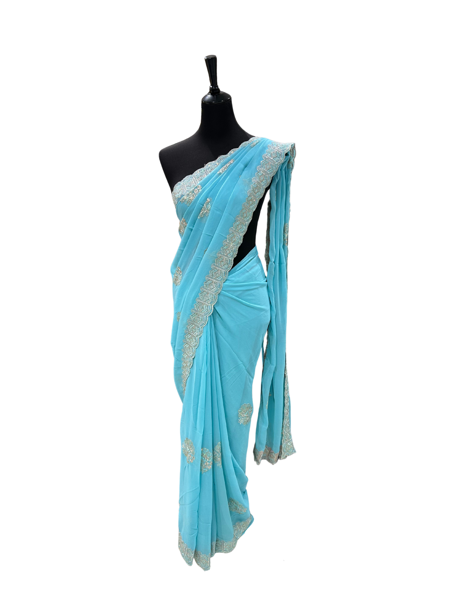 Anaya Gorgette Saree - Vanavil
