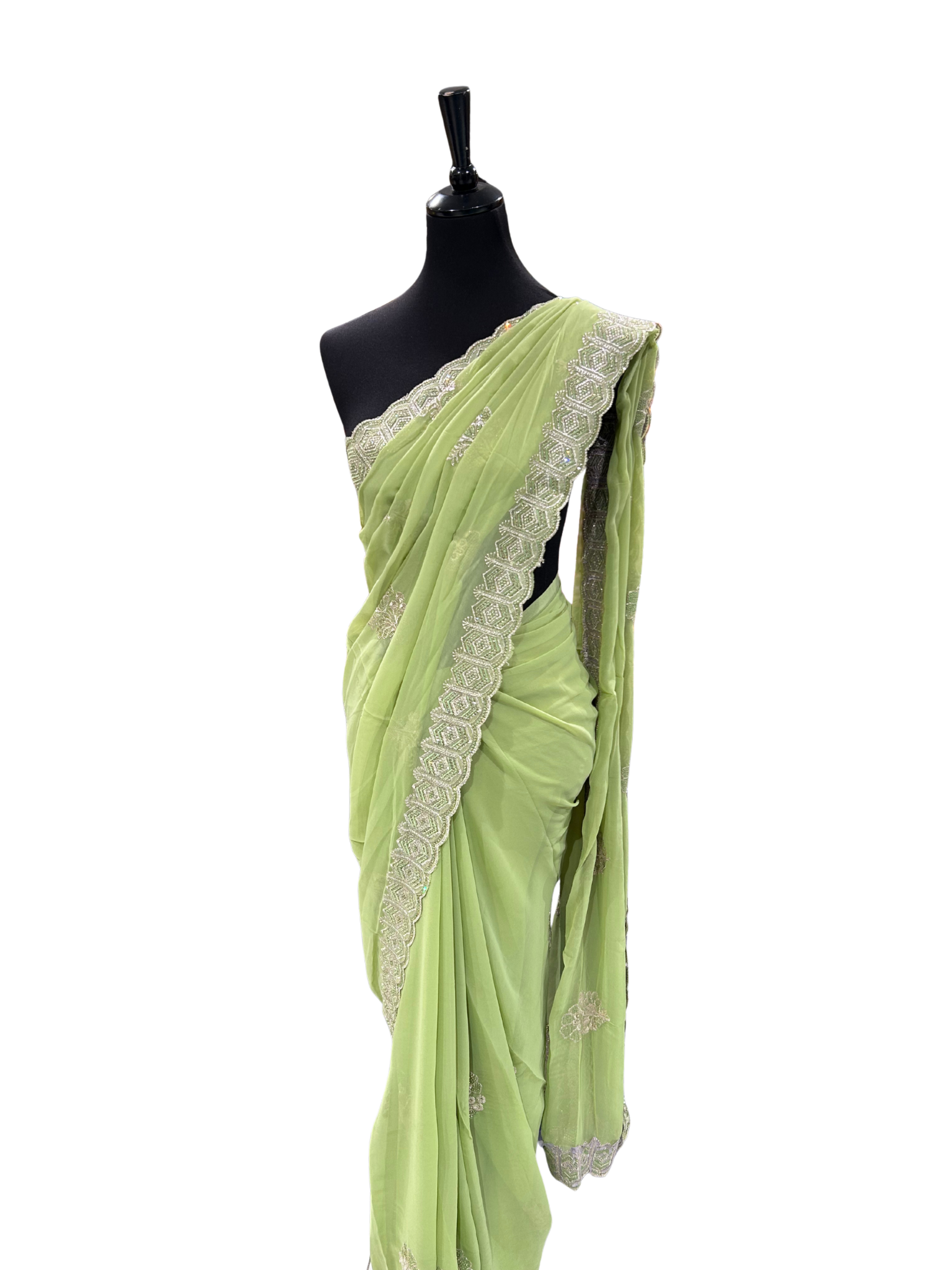 Anaya Gorgette Saree - Vanavil