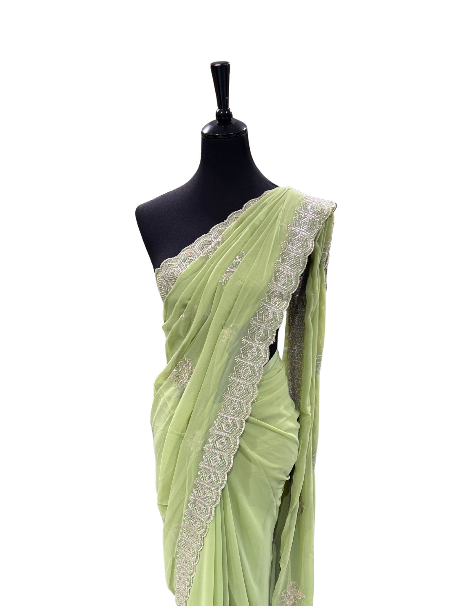 Anaya Gorgette Saree - Vanavil