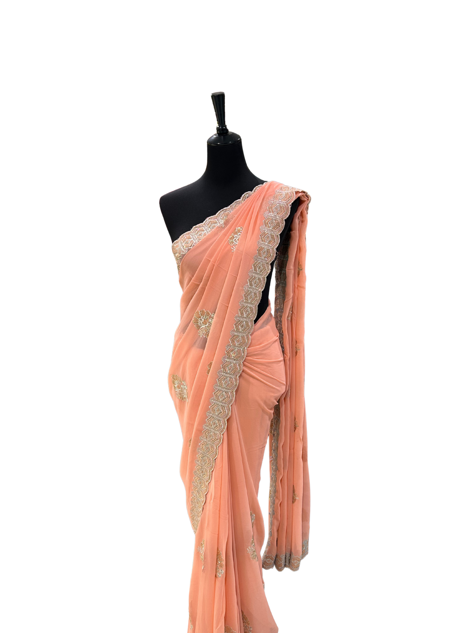 Anaya Gorgette Saree - Vanavil