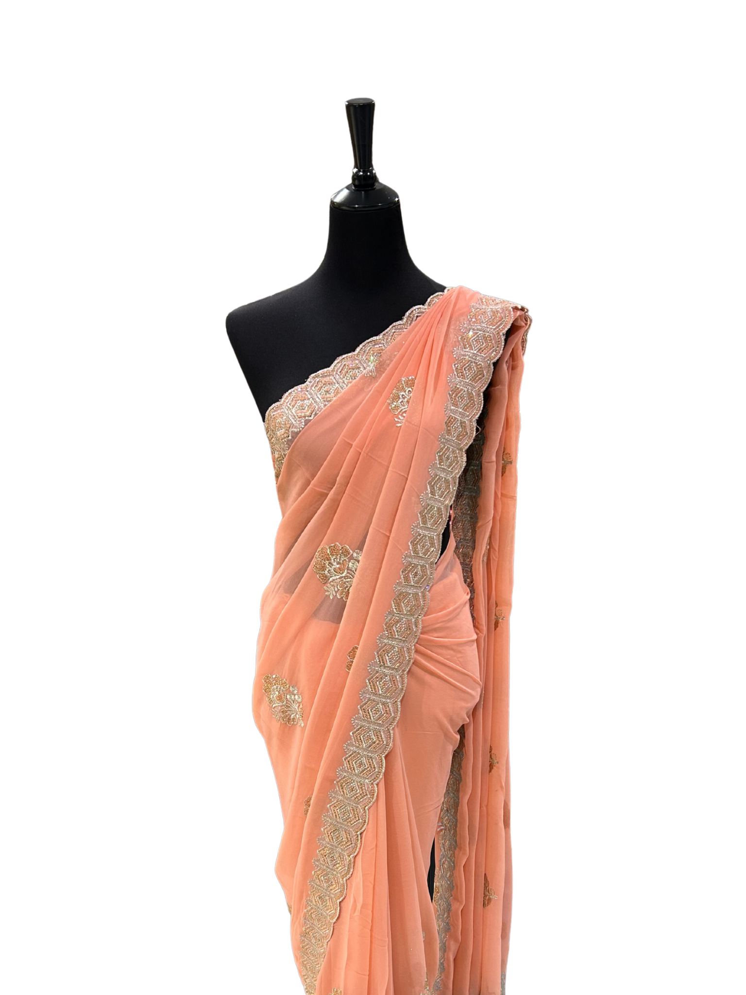 Anaya Gorgette Saree - Vanavil