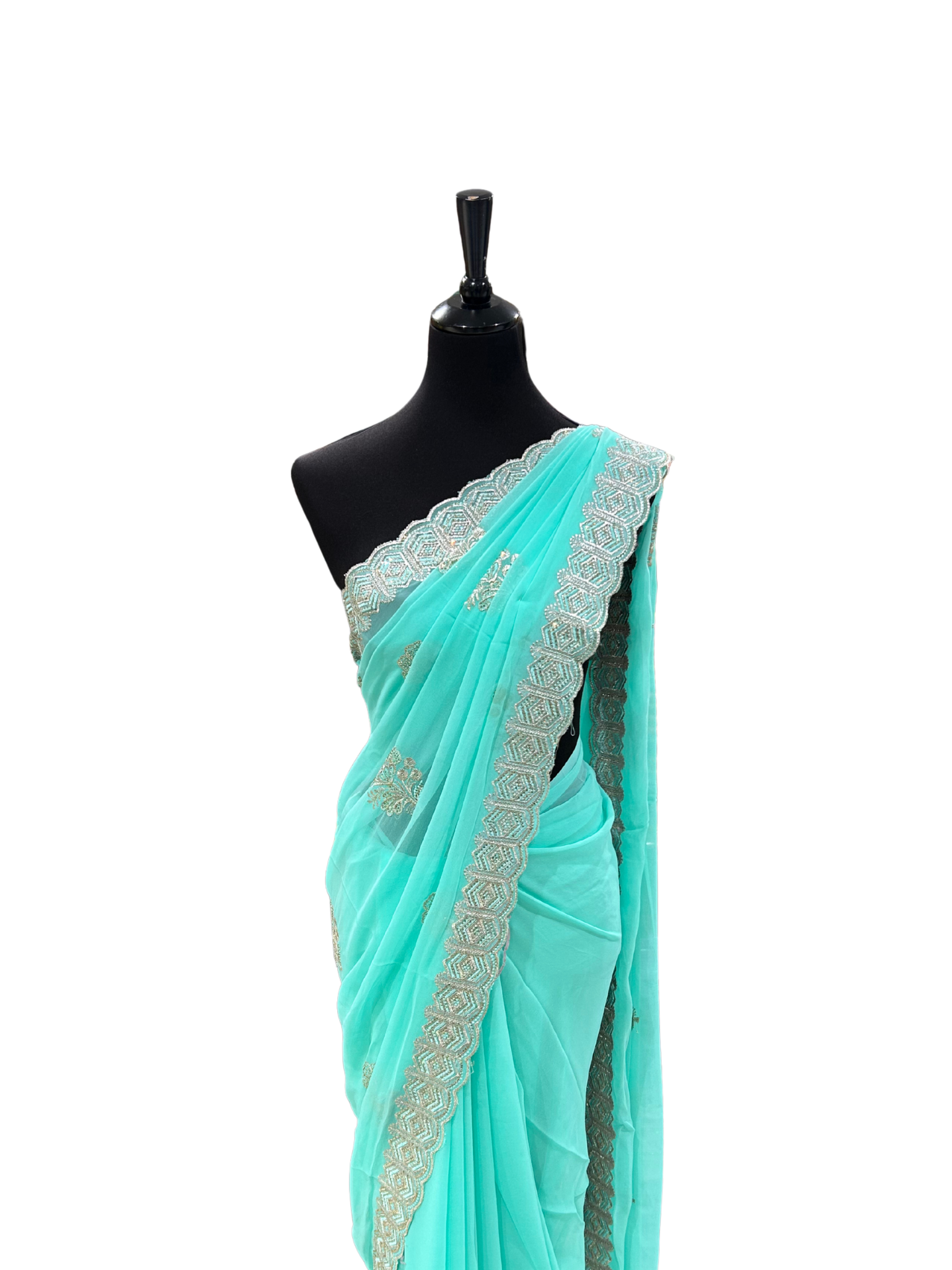 Anaya Gorgette Saree - Vanavil