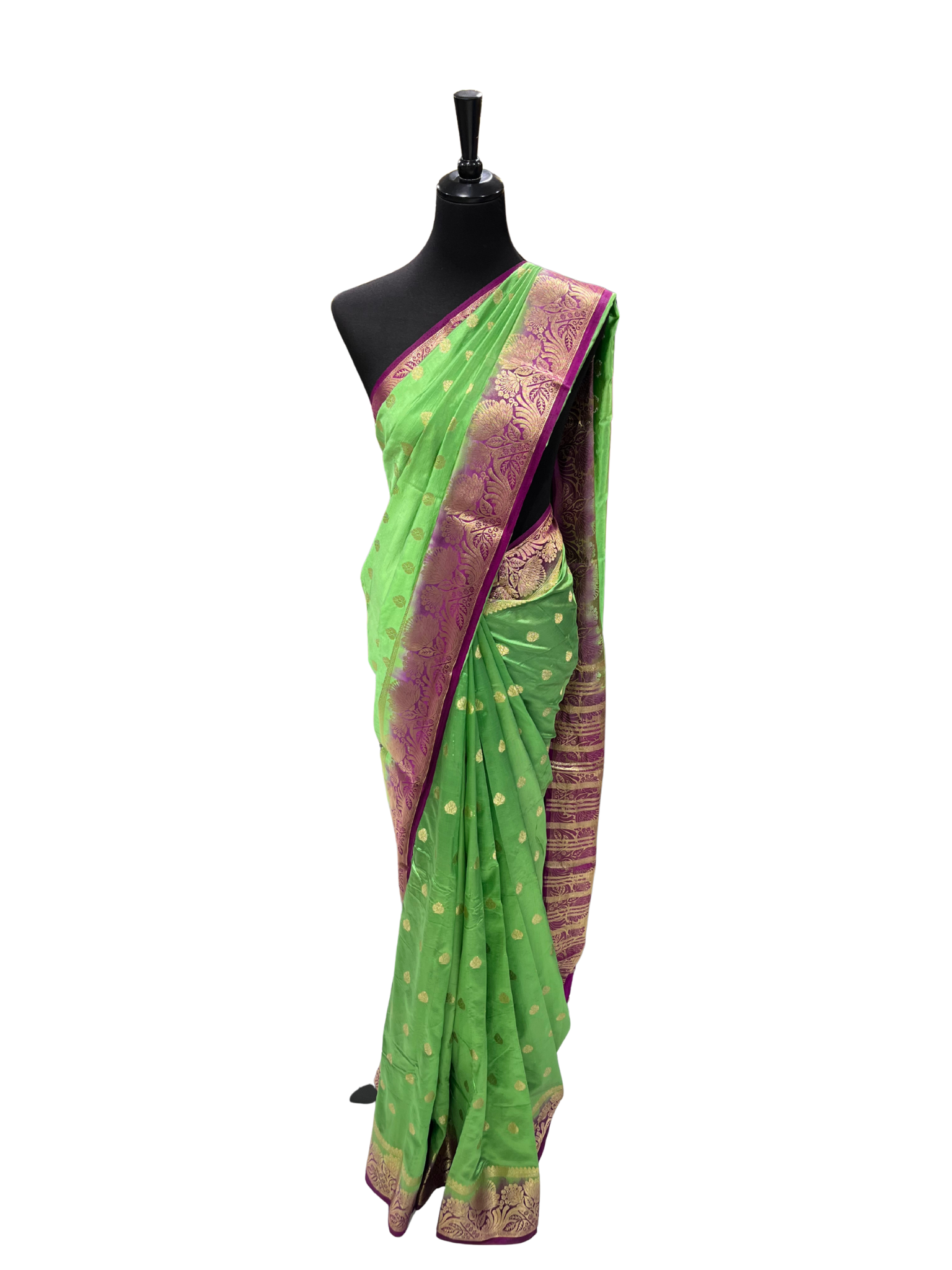 Double Color Pattu/Silk Saree - Vanavil