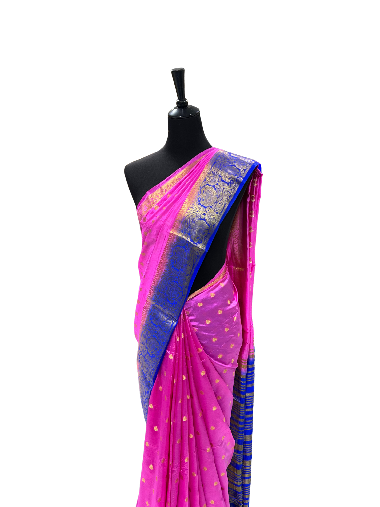 Double Color Pattu/Silk Saree - Vanavil