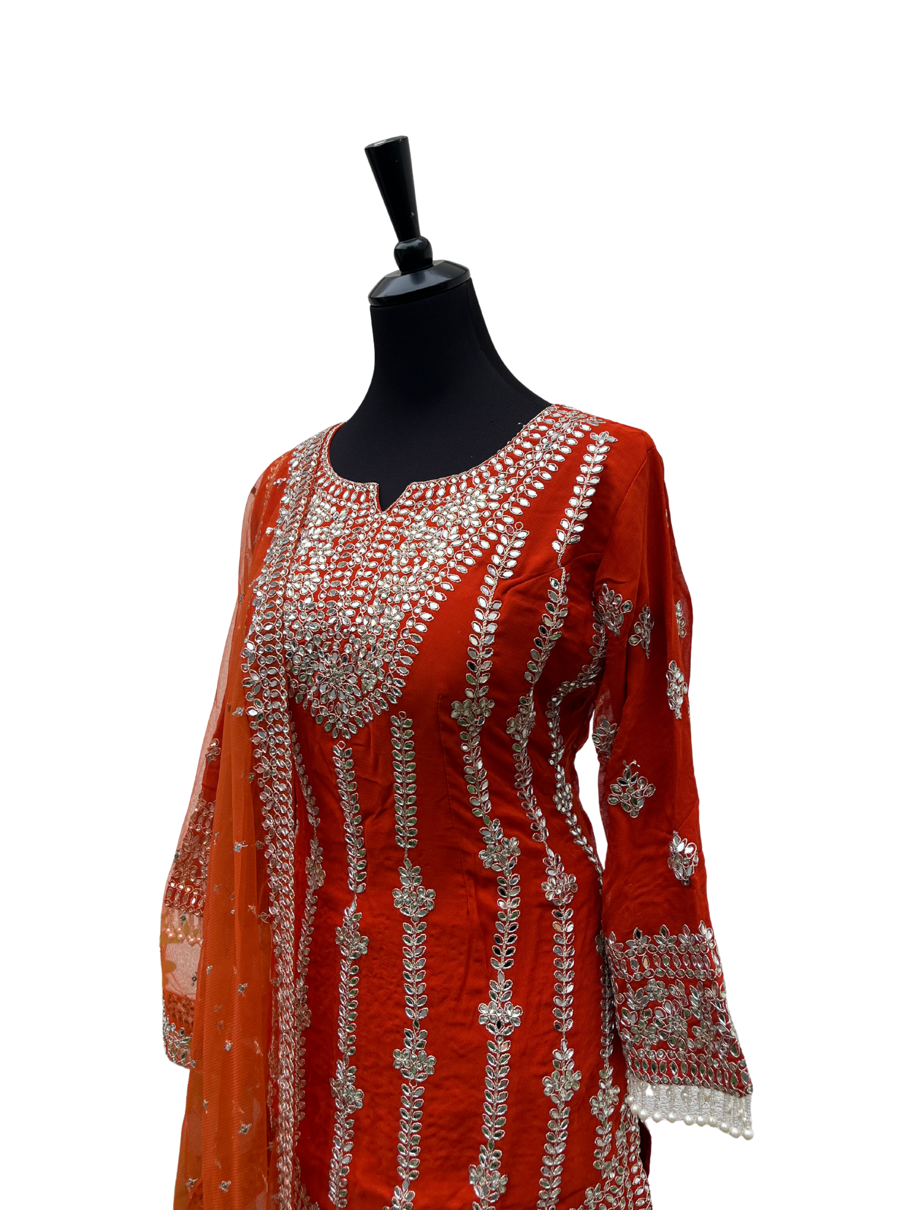 JEEVA SHARARA - VANAVIL TEXTILE