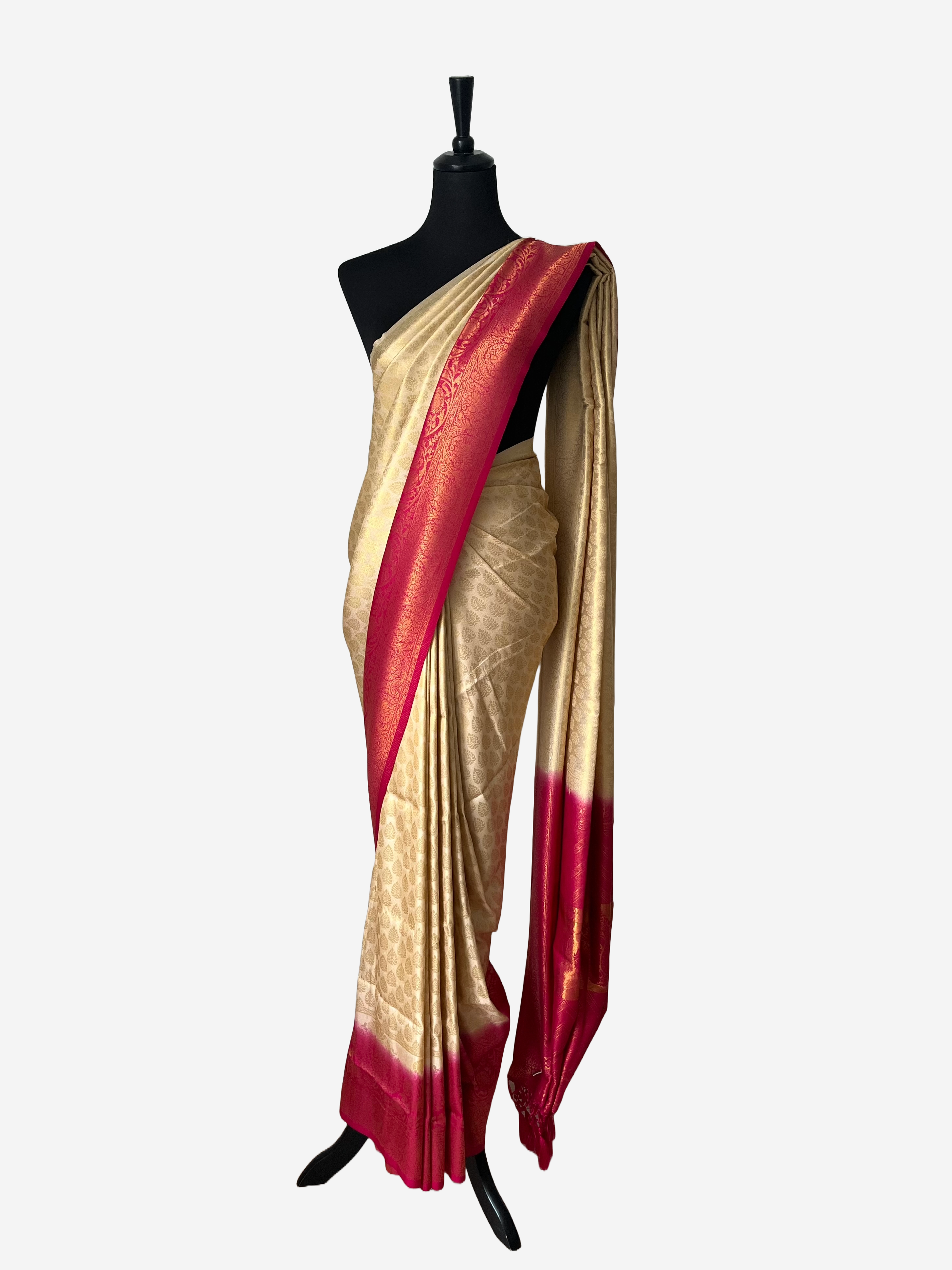 Kubera pattu Dual colour - Vanavil Textile