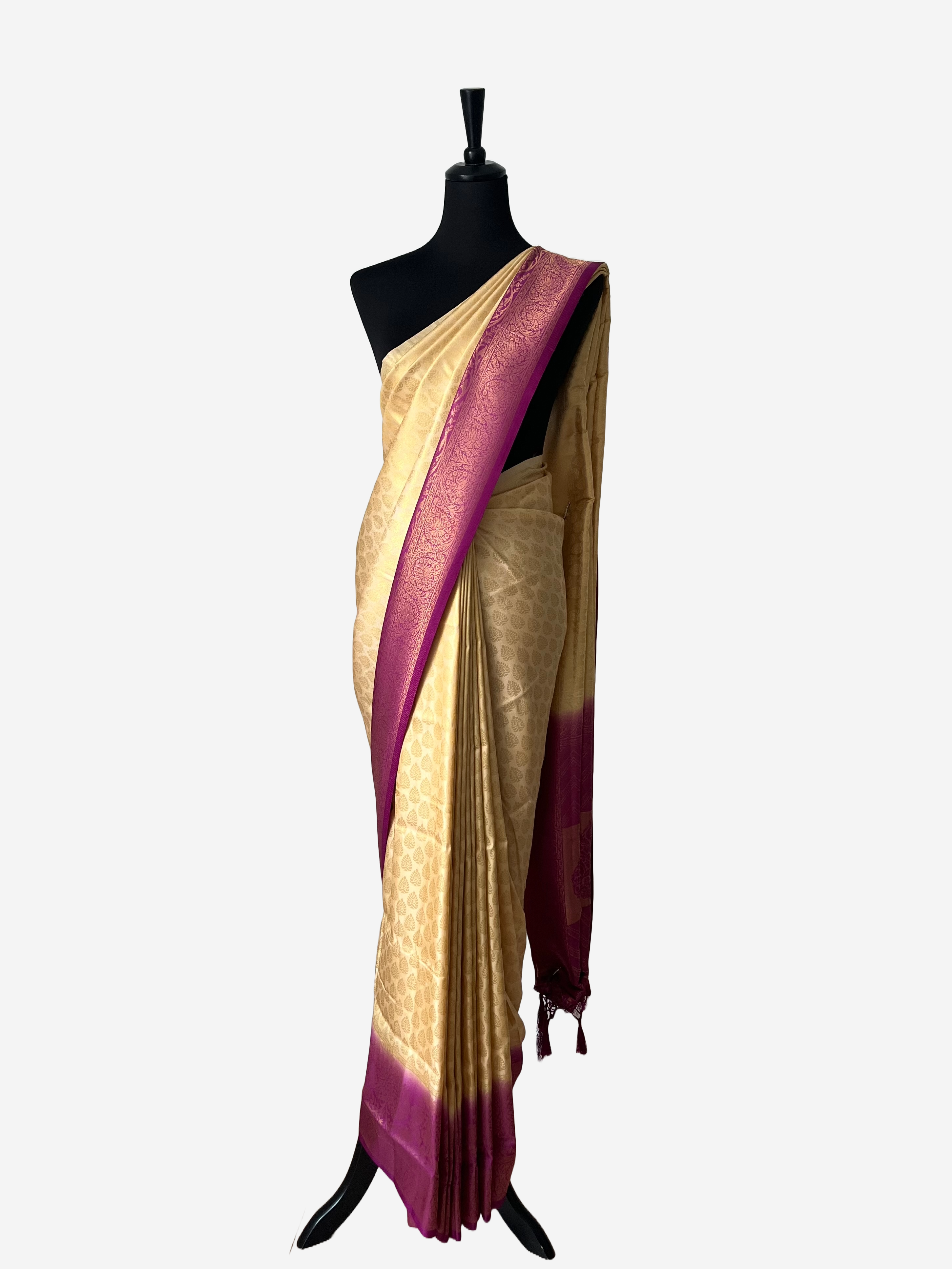 Kubera pattu Dual colour - Vanavil Textile