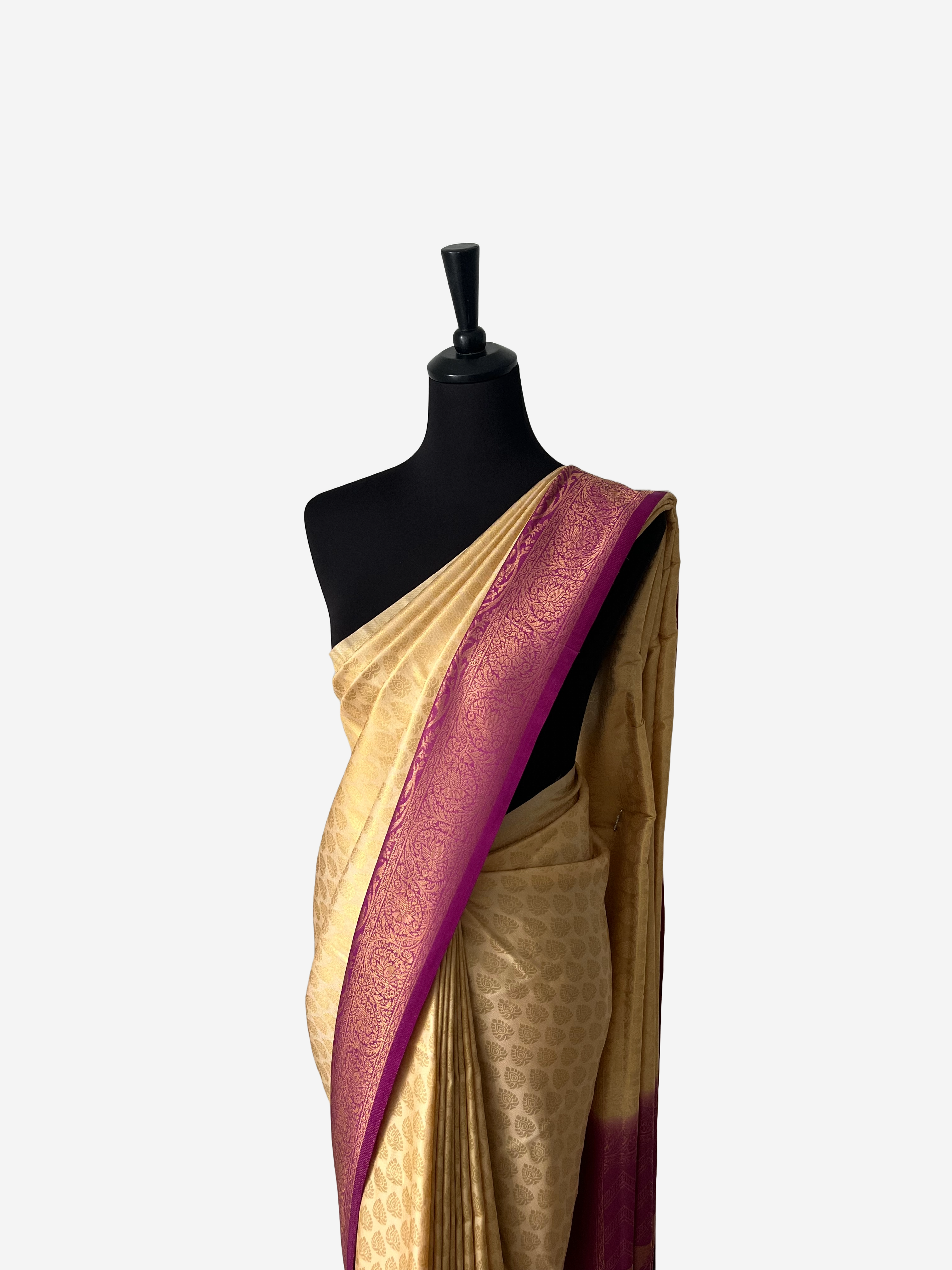 Kubera pattu Dual colour - Vanavil Textile