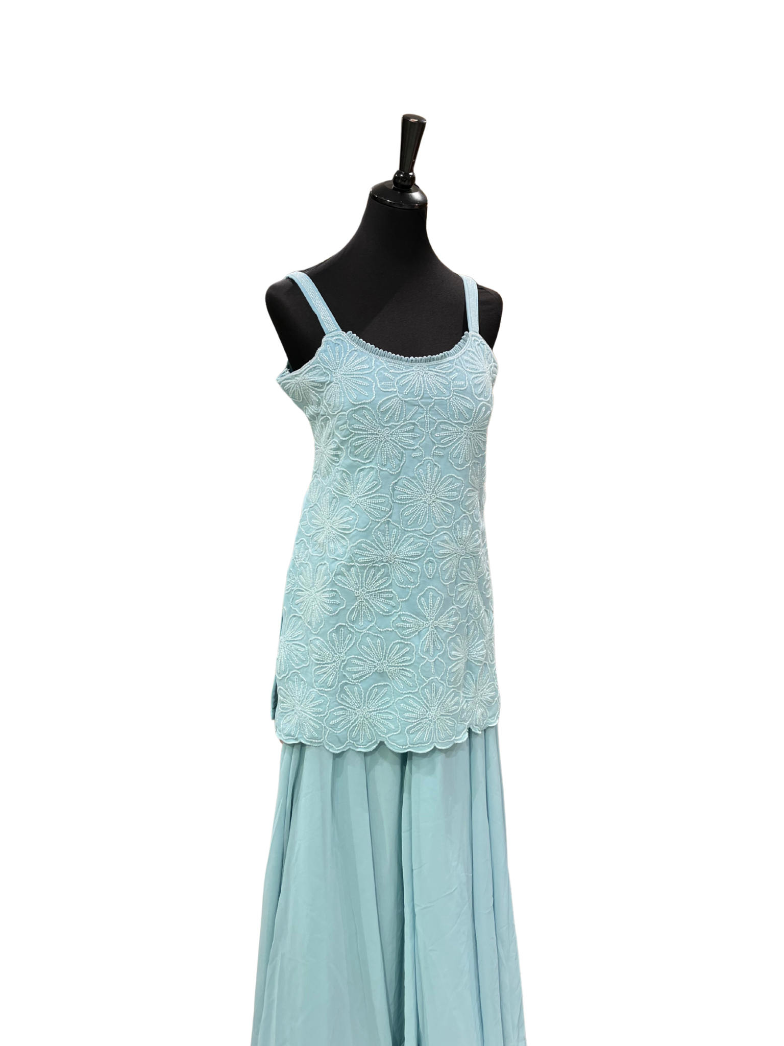 PASTEL FLOWER SHARARA - VANAVIL