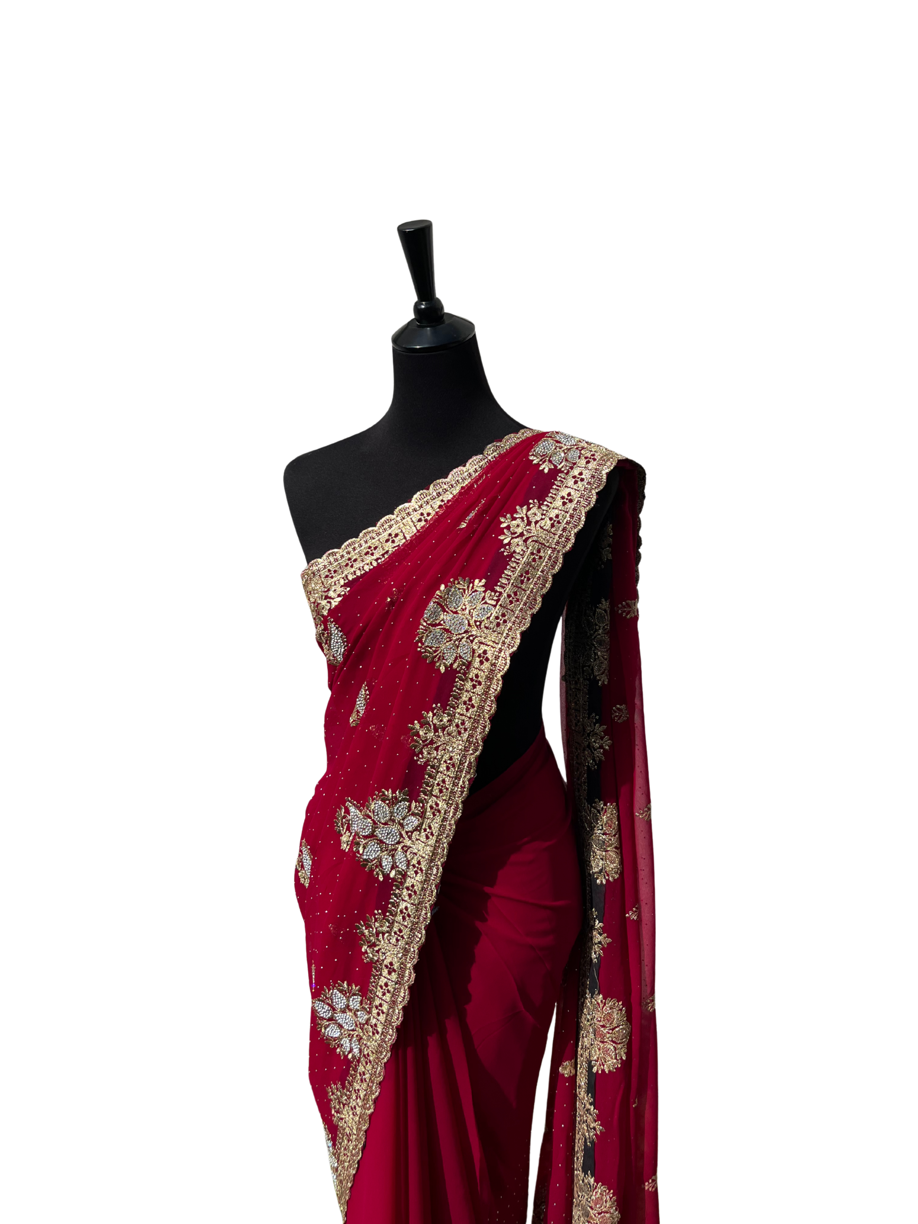 Sajna Designer Saree - Vanavil Textile