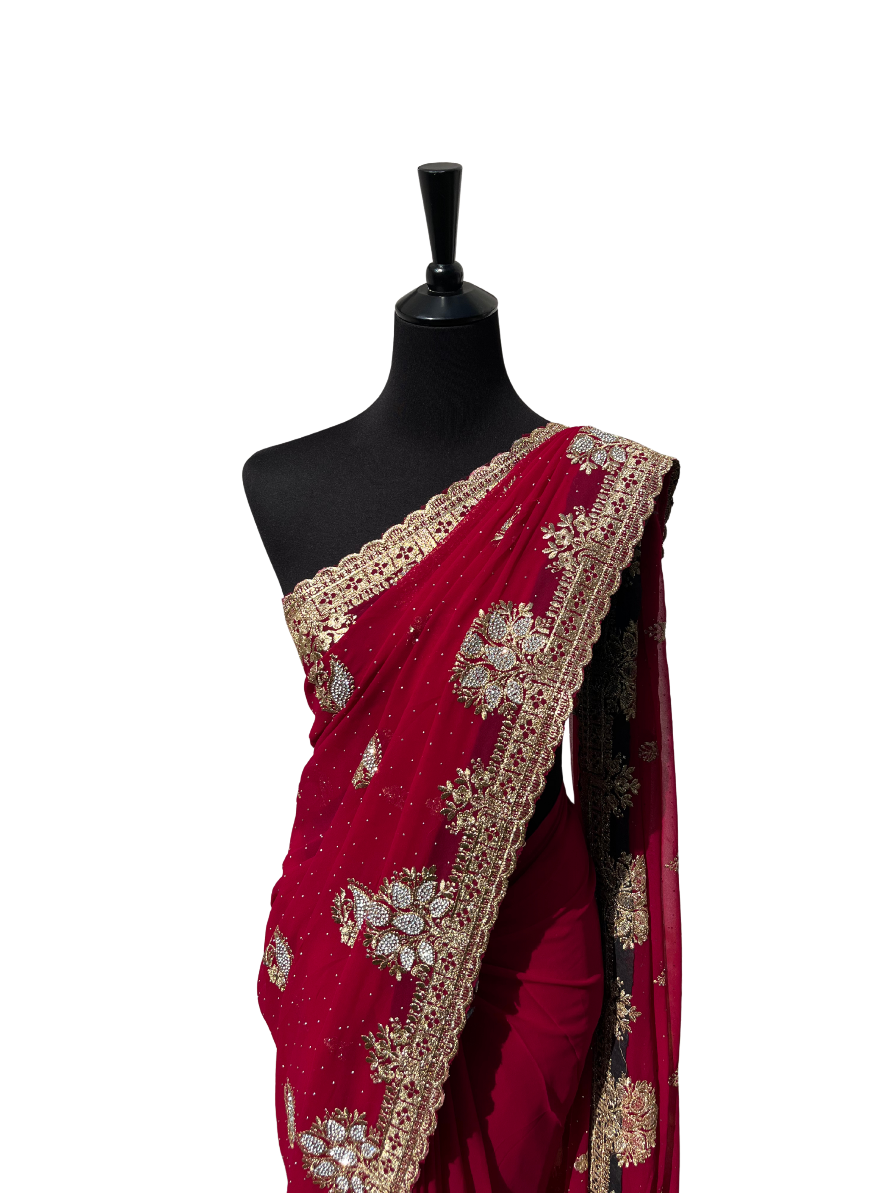 Sajna Designer Saree - Vanavil Textile