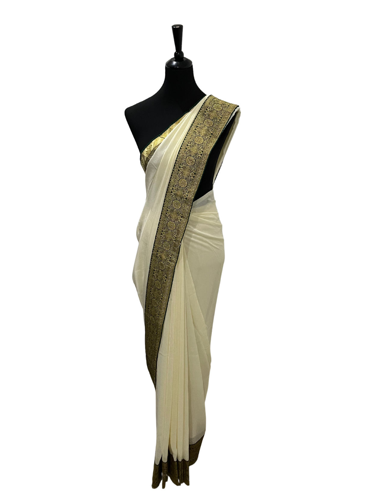 Saree with border - Vanavil Textile