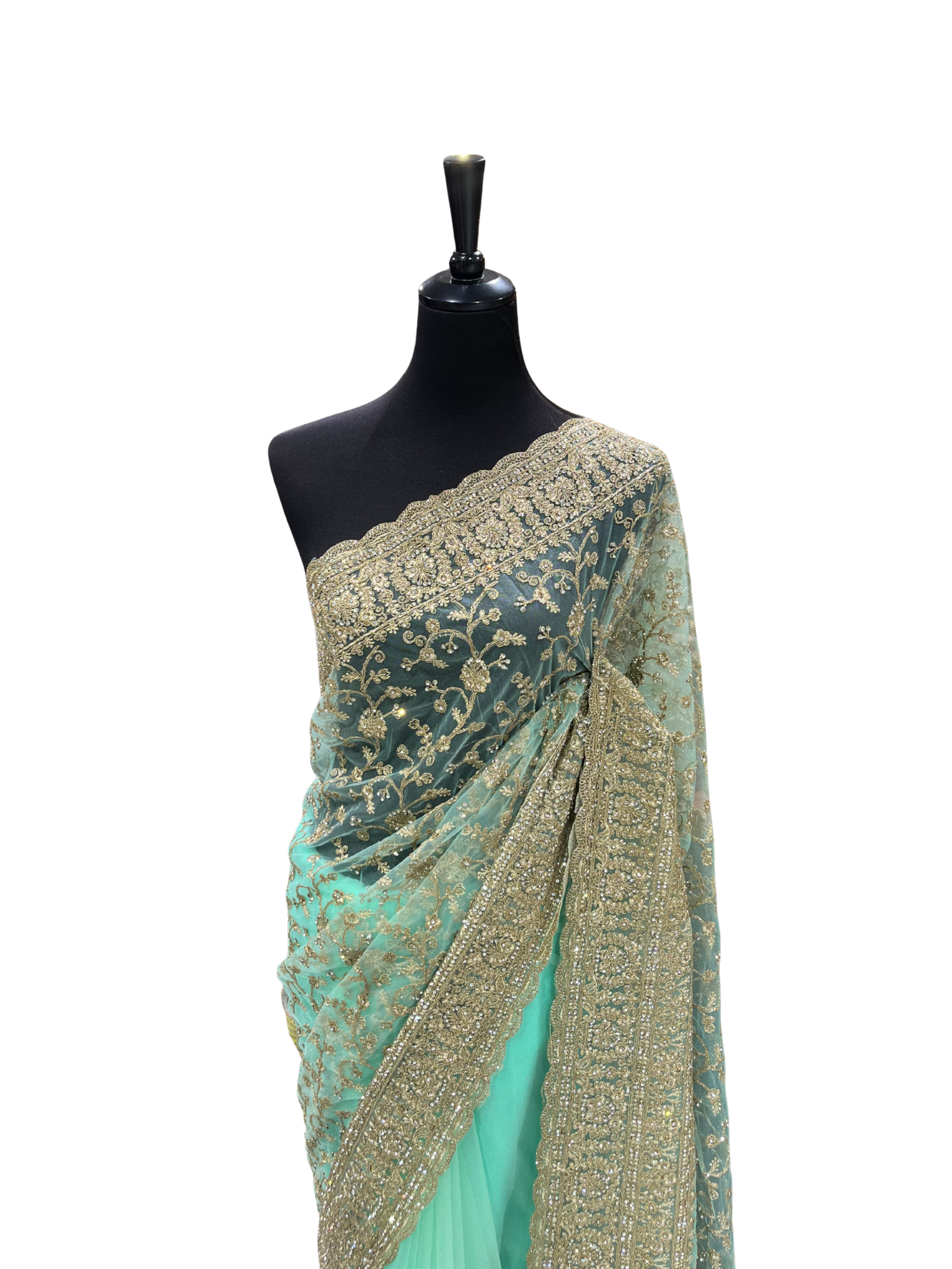 Loja Designer Net Saree - Vanavil