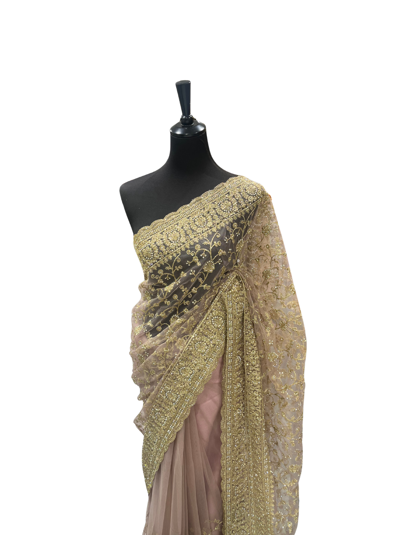 Loja Designer Net Saree - Vanavil