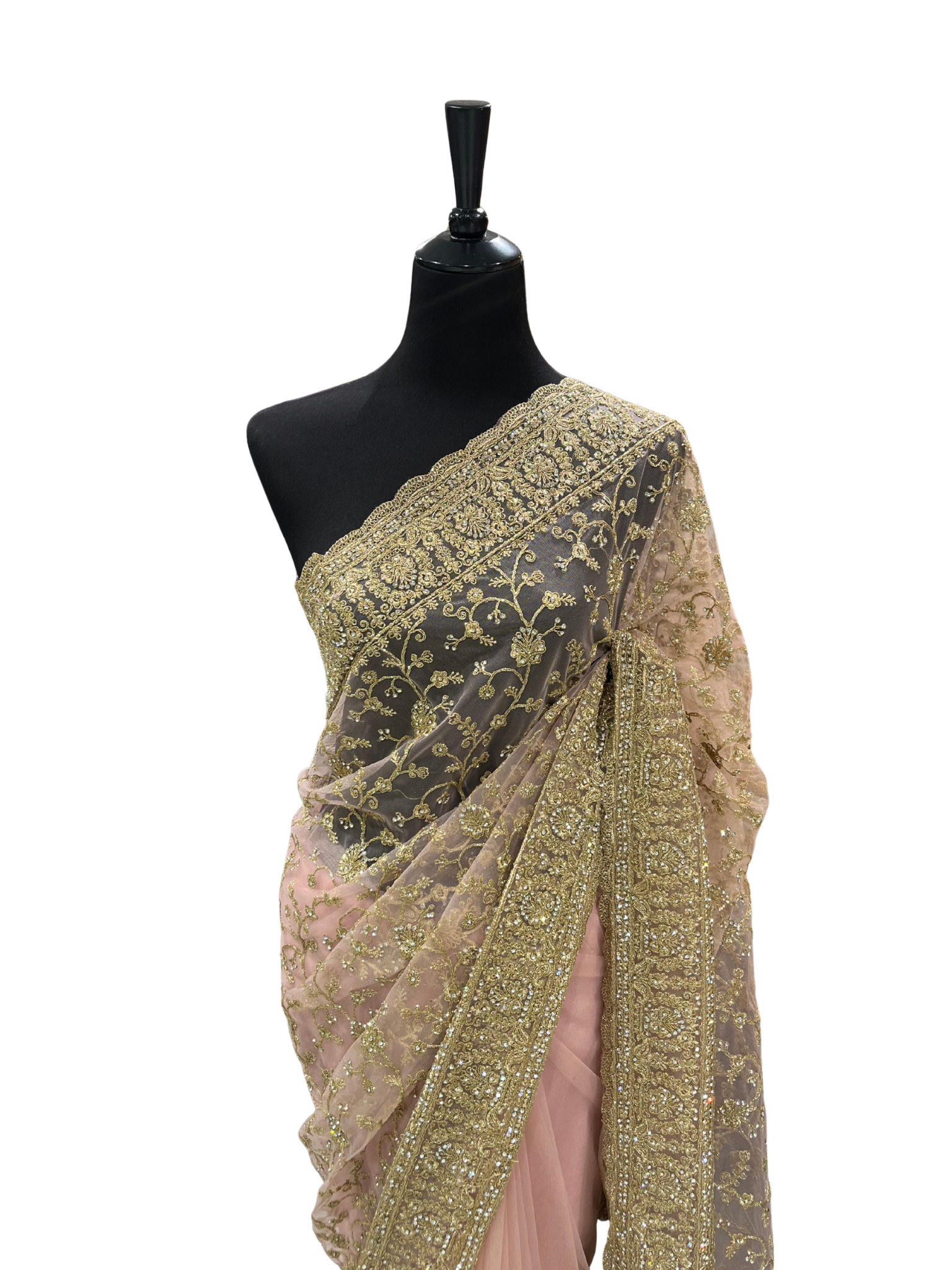 Loja Designer Net Saree - Vanavil