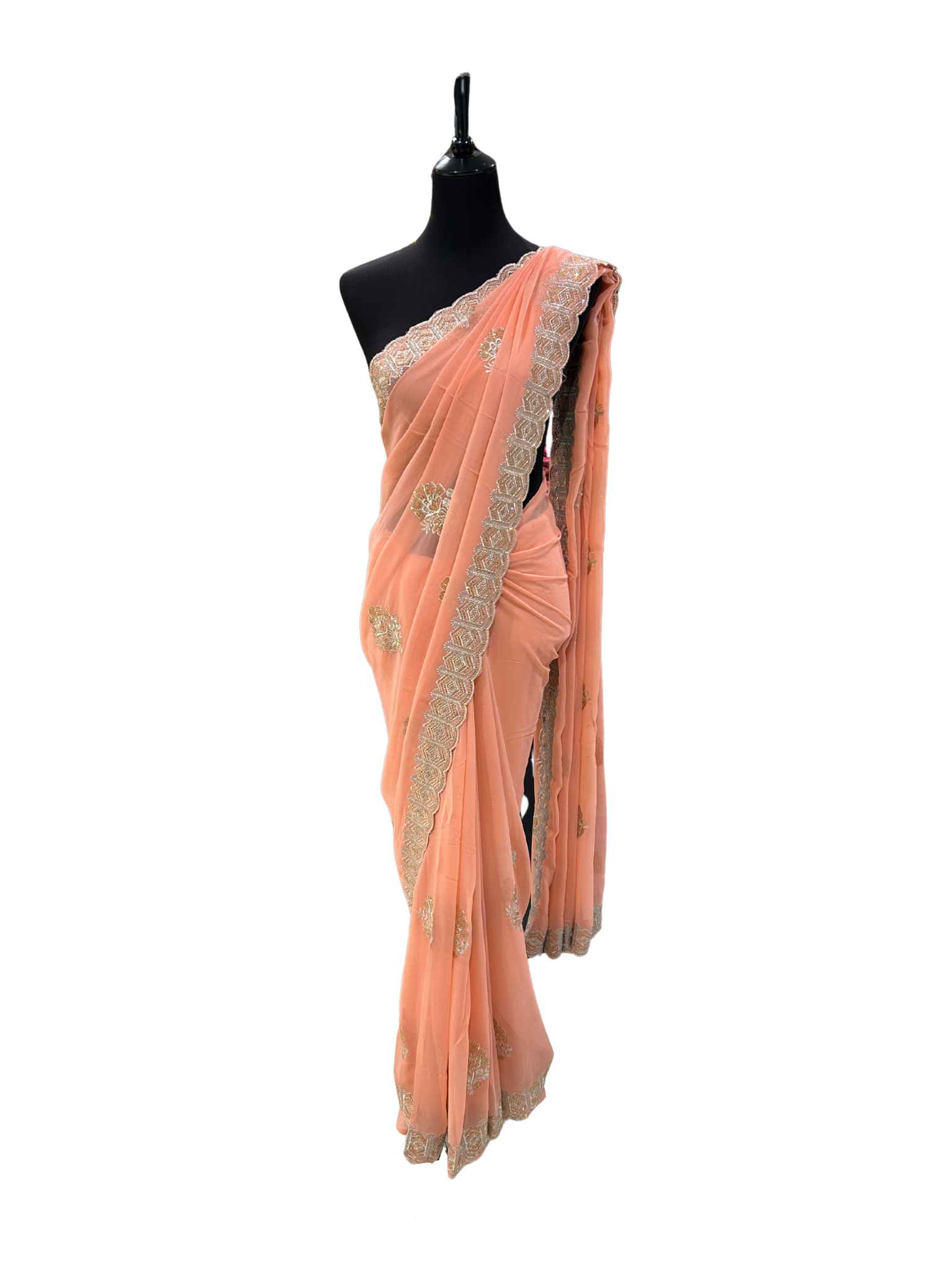 Anaya Gorgette Saree - Vanavil