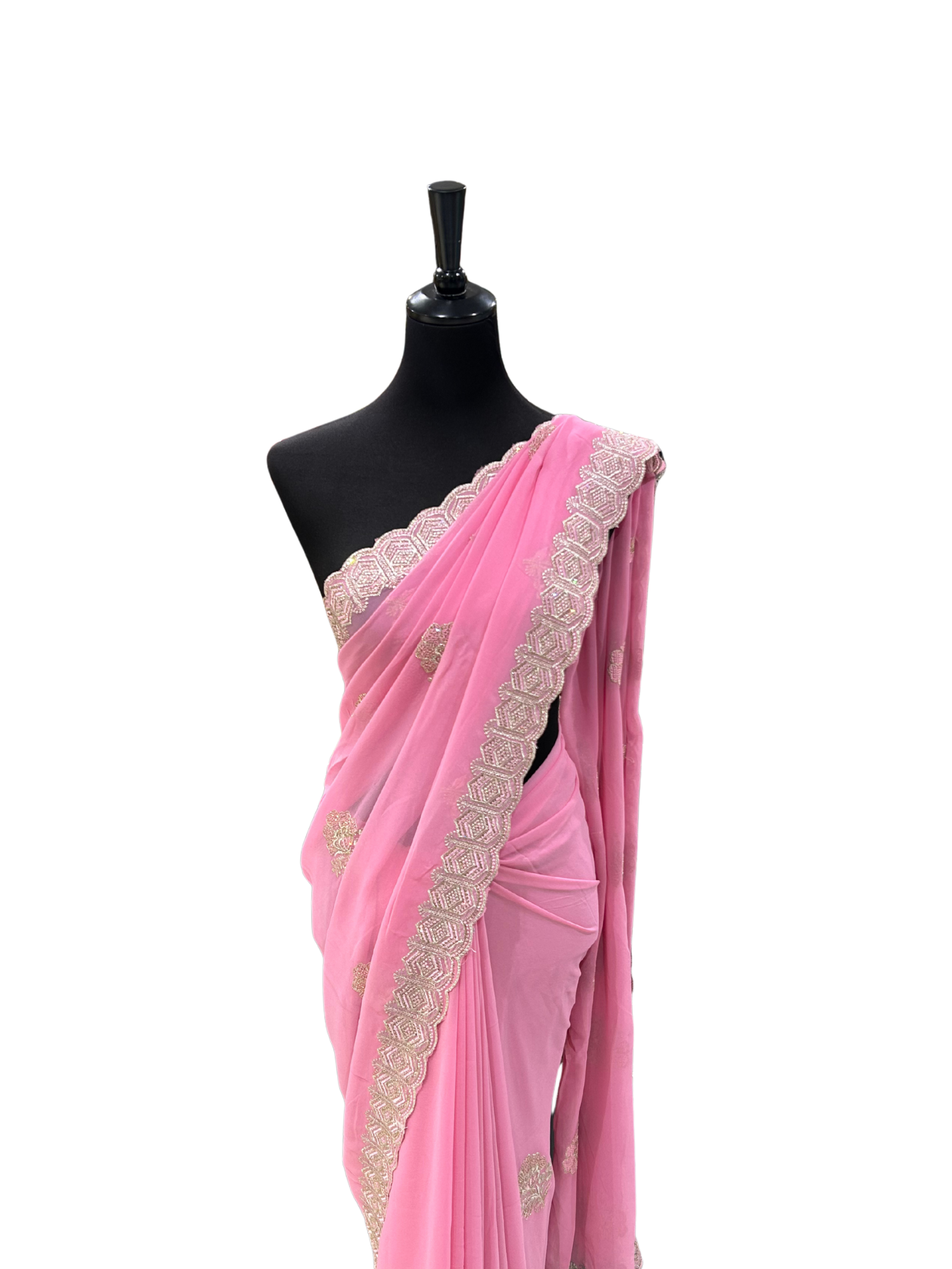 Anaya Gorgette Saree - Vanavil