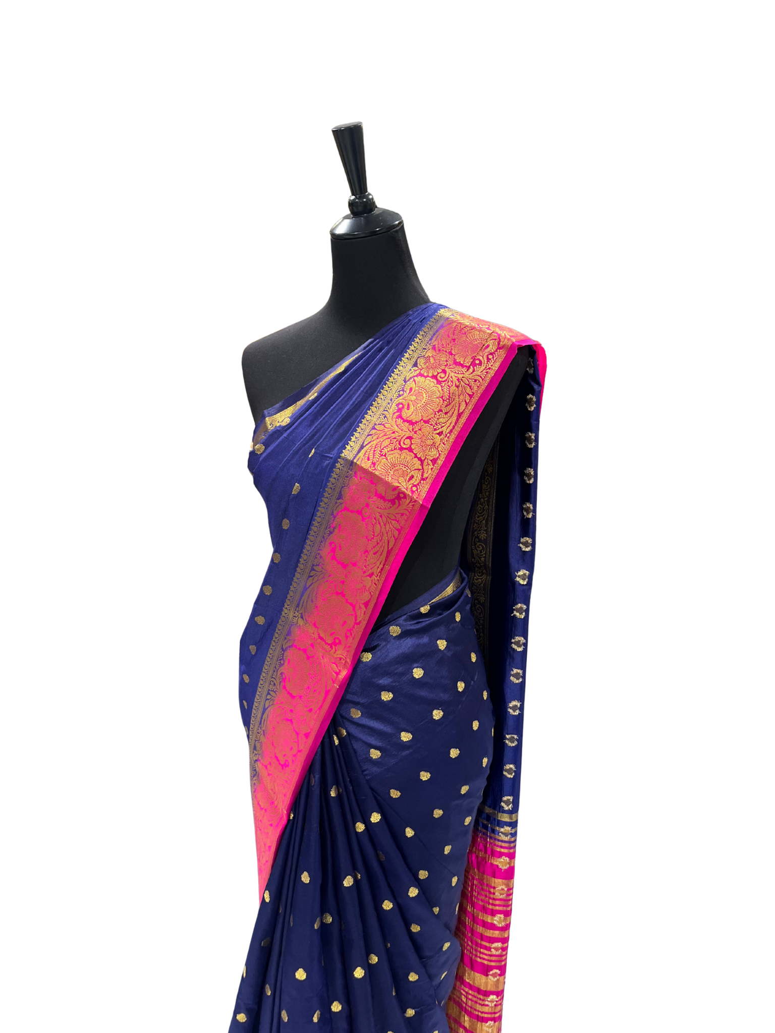Double Color Pattu/Silk Saree - Vanavil