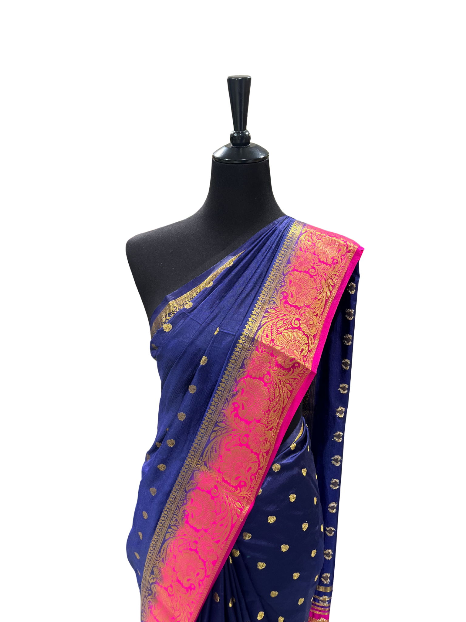 Double Color Pattu/Silk Saree - Vanavil