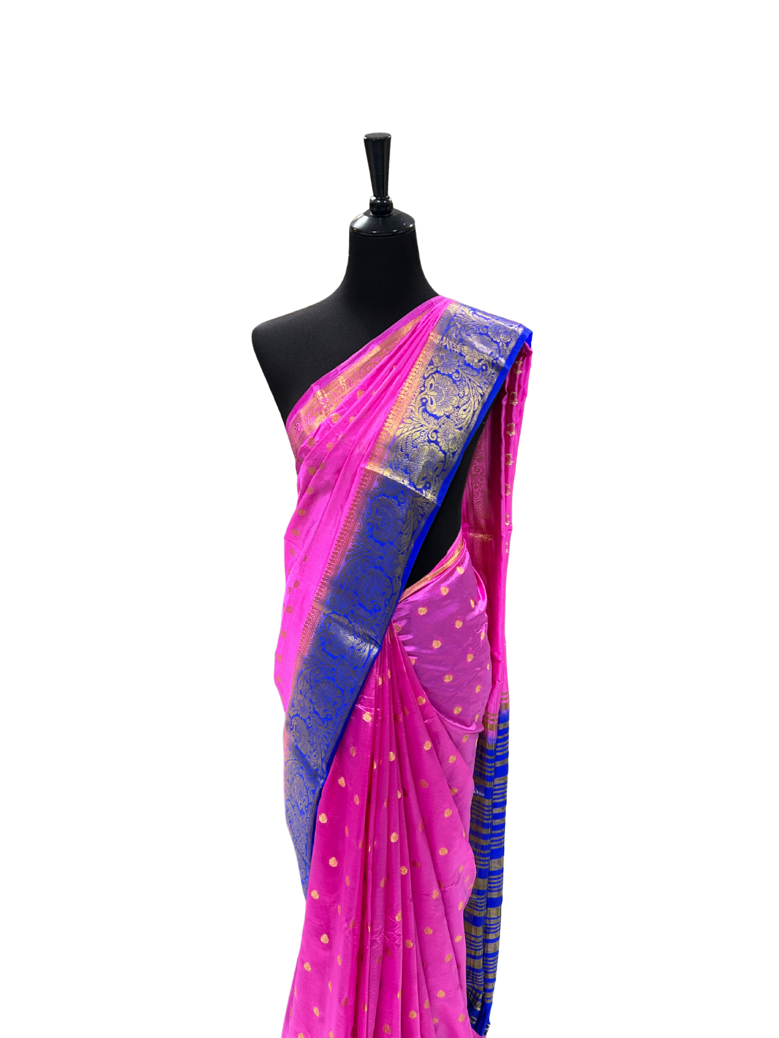 Double Color Pattu/Silk Saree - Vanavil