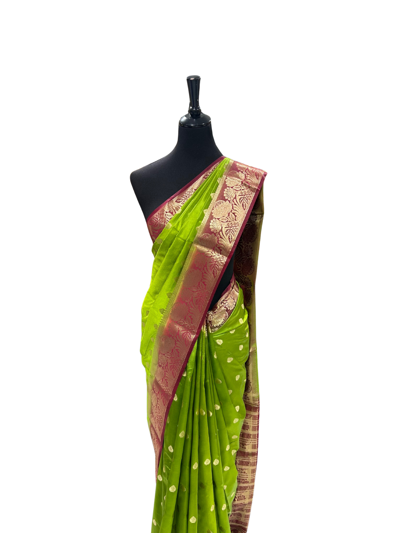 Double Color Pattu/Silk Saree - Vanavil