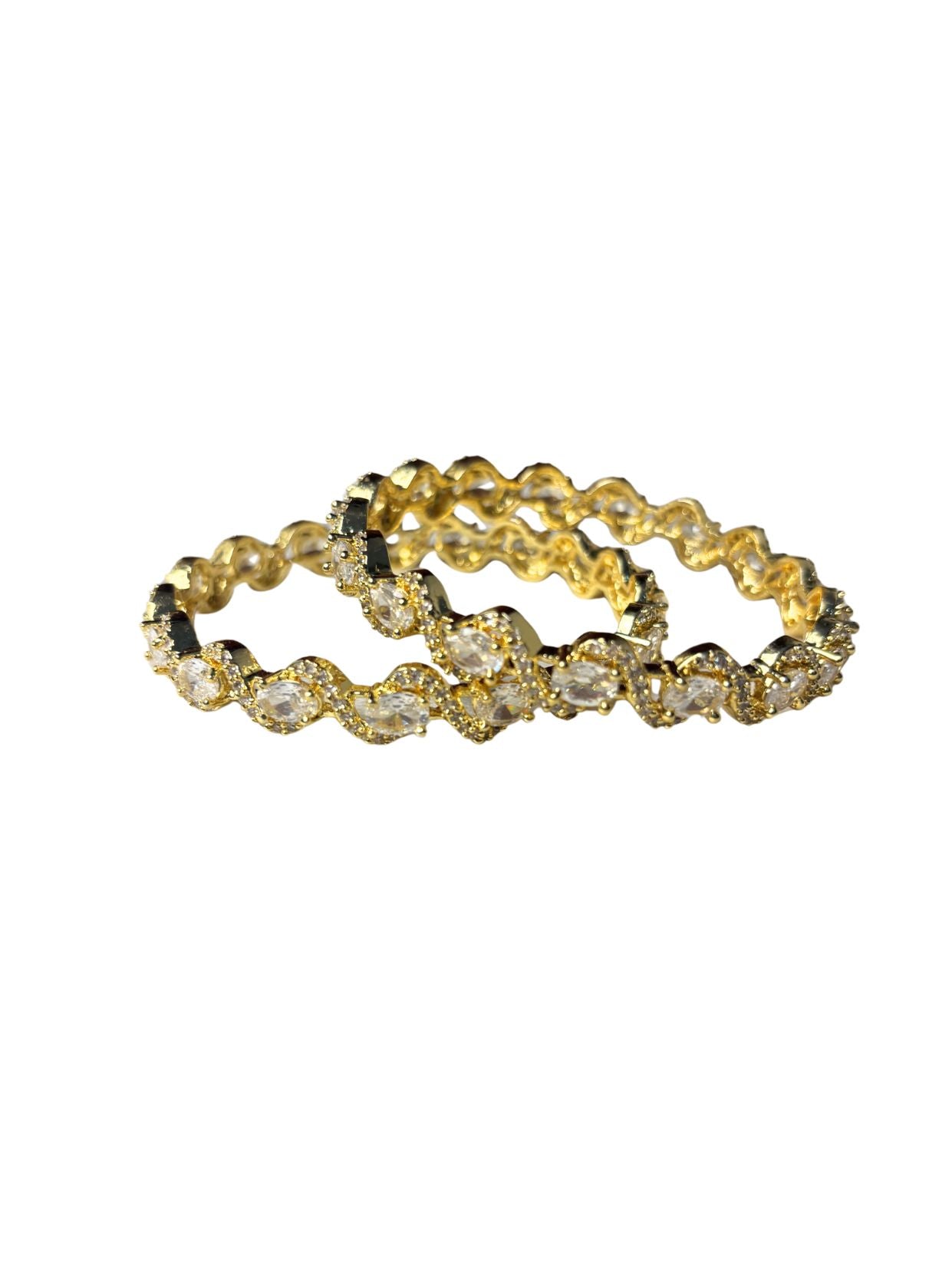 Emerald Wave Bracelets - VANAVIL
