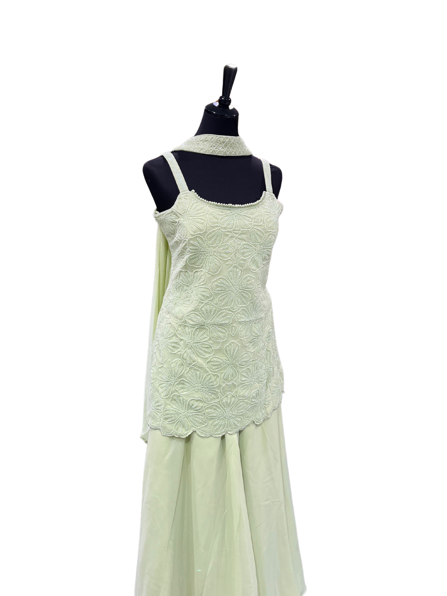 PASTEL FLOWER SHARARA - VANAVIL