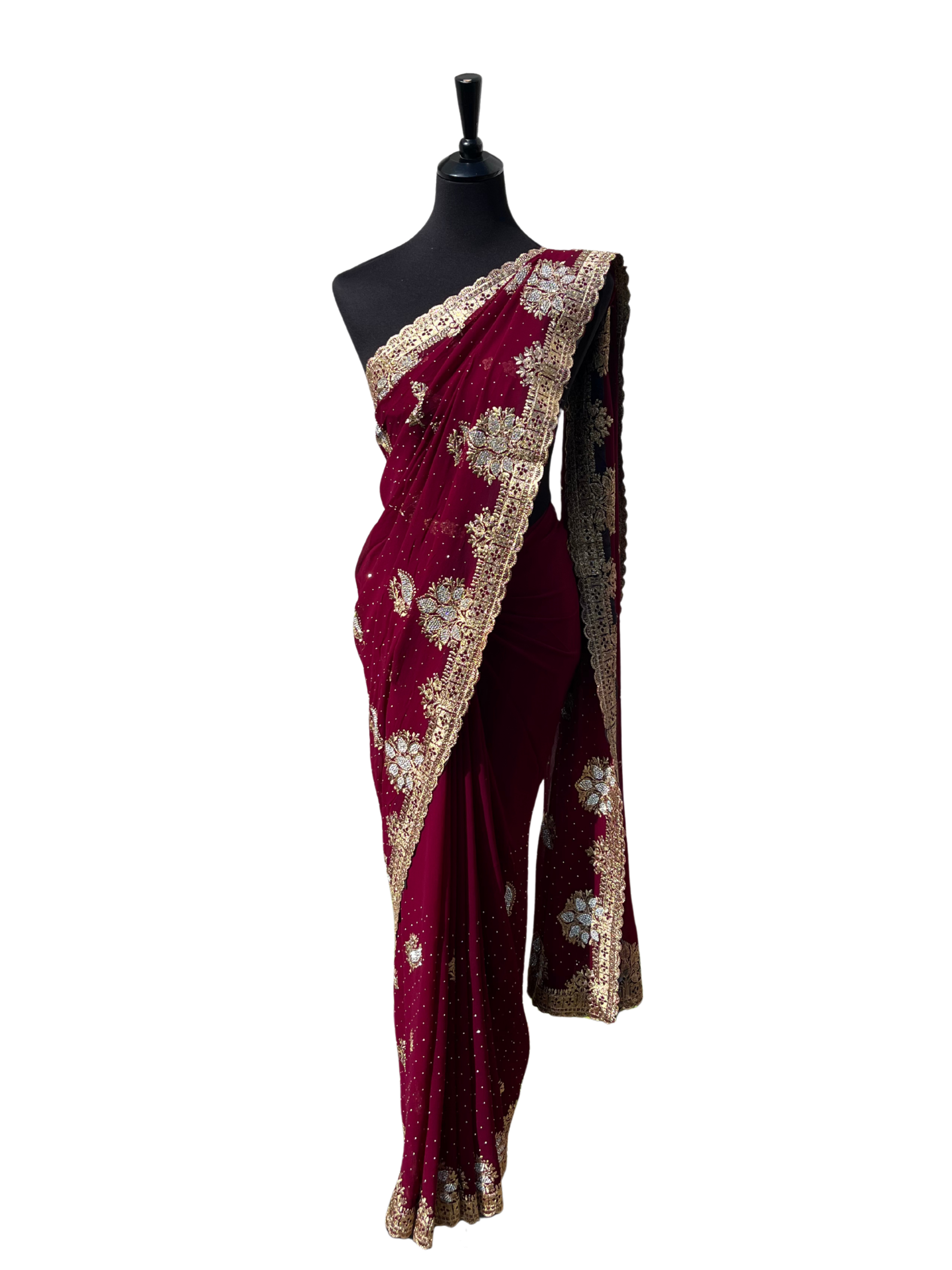 Sajna Designer Saree - Vanavil Textile