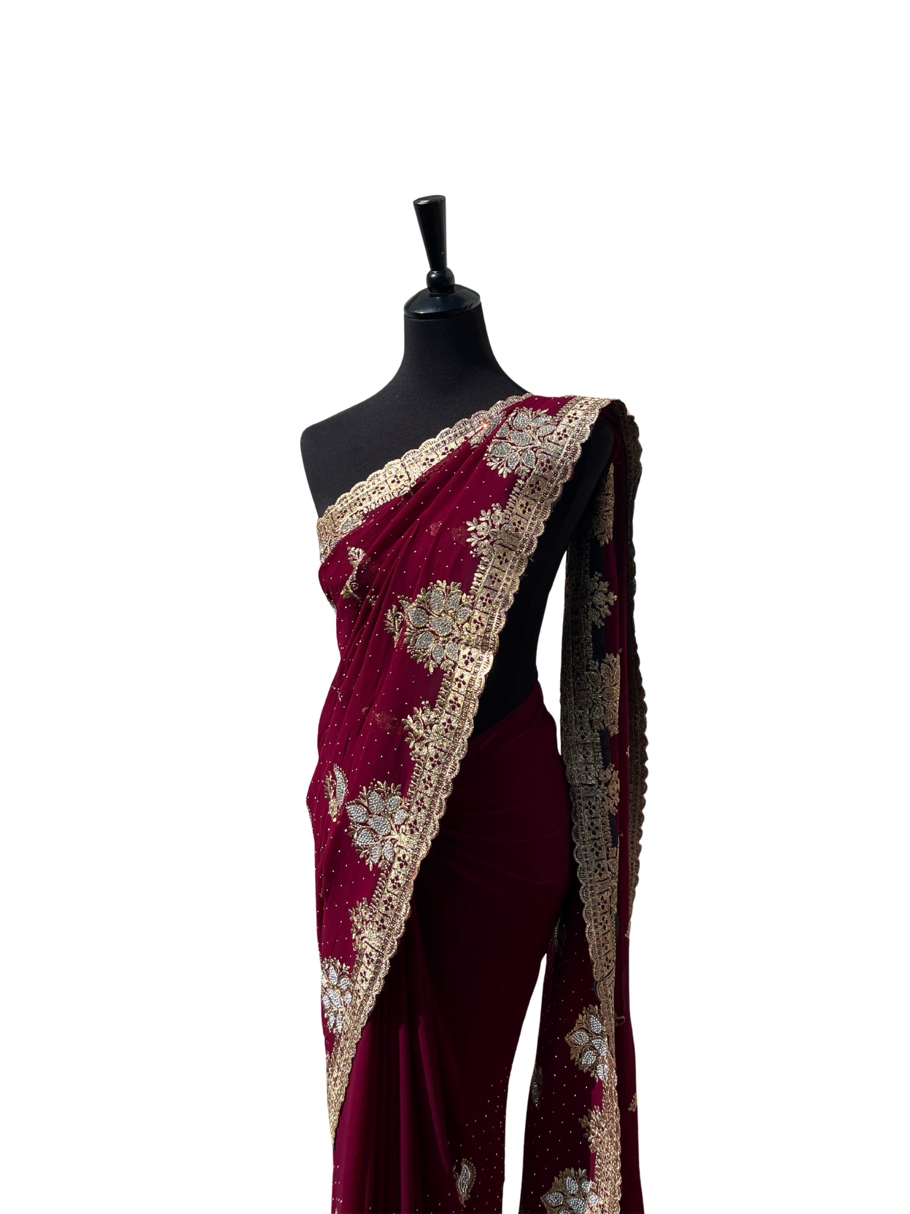 Sajna Designer Saree - Vanavil Textile
